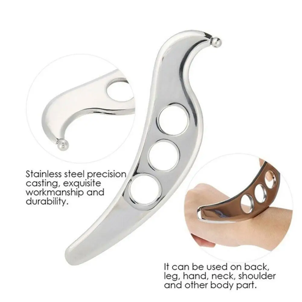 

Gua Sha Tool Steel Manual Scraping Massager Skin Care Release For Myofascial Tool Tissue Therapy Physical Mobiliz