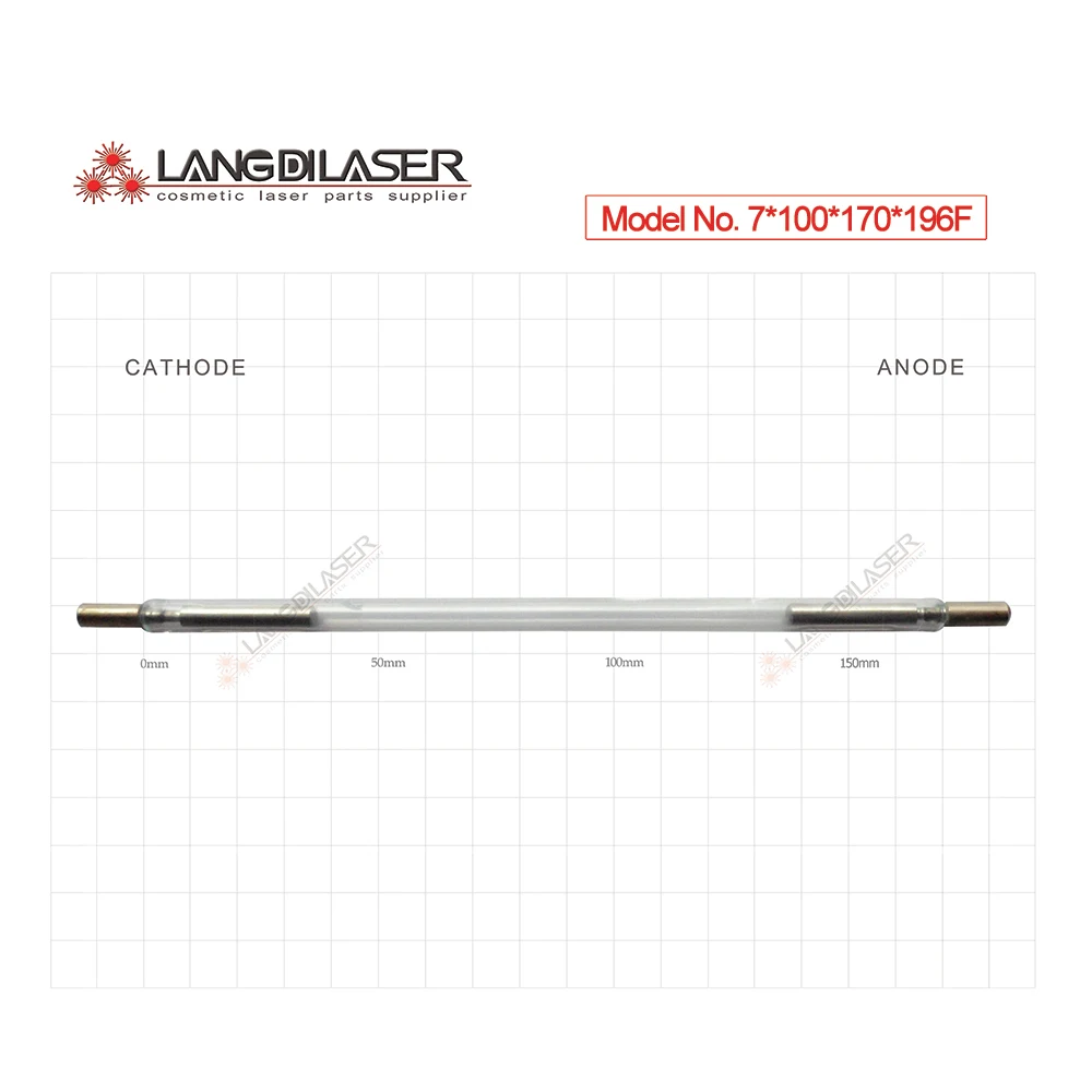 lamp for YAG cutting machine , lamp size : 7*100*170*196F - pole , lamp for YAG laser , YAG laser lamp ,,engraving machines