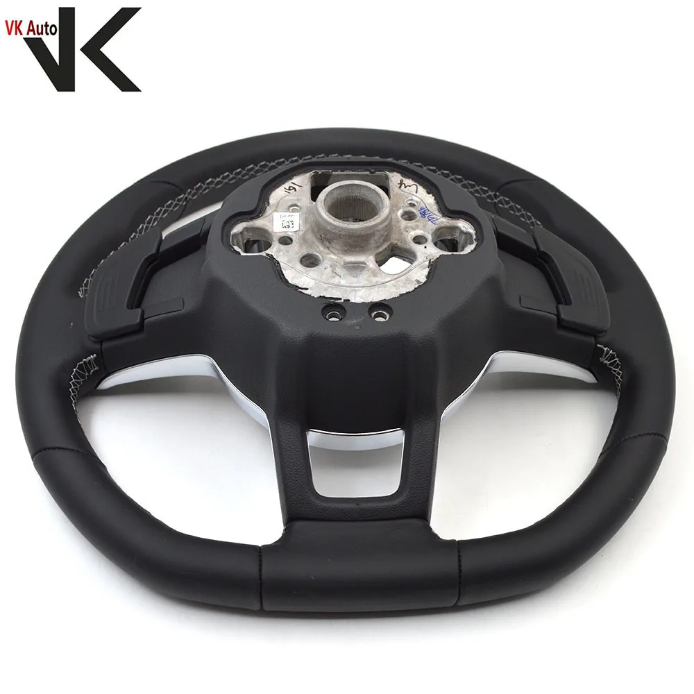 New/Old LOGO RLINE Sports Steering Wheel With Shift Paddles For VW Golf 7 7.5 R/ Passat B8,/Troc/ Arteon/Tiguan MK2