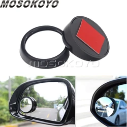 360 Wide Angle Blind Spot Dead Zone Round Convex Auxiliary Rear View Mirror Universal for cars, trucks, SUVs, and motorcycles