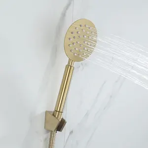 Tuqiu-Wall Tap for Bathroom Tap, Brushed Gold, Bath and Shower Mixing Taps, Hot and Cold 10 Main Sales Luxury Bathroom Tap - №4