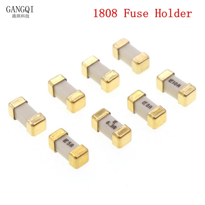 

10PCS 1808 125V 0451 SMD Fast Blow Fuse 0.5A 0.75A 1A 2A 3A 4A 5A 6.3A 8A 10A 12A 15A 500MA 0451 Ultra-Rapid Fuse 0451010.MRL