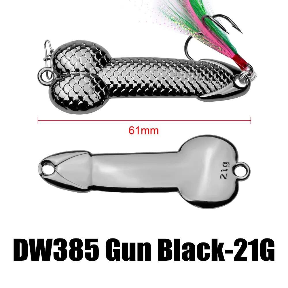 3g-36g Penis Löffel Pailletten Köder Minnow Harte VIB Klinge Köder Penis Köder Swimbait Crankbait Spinner Bass mit Drillinge – Detail 11