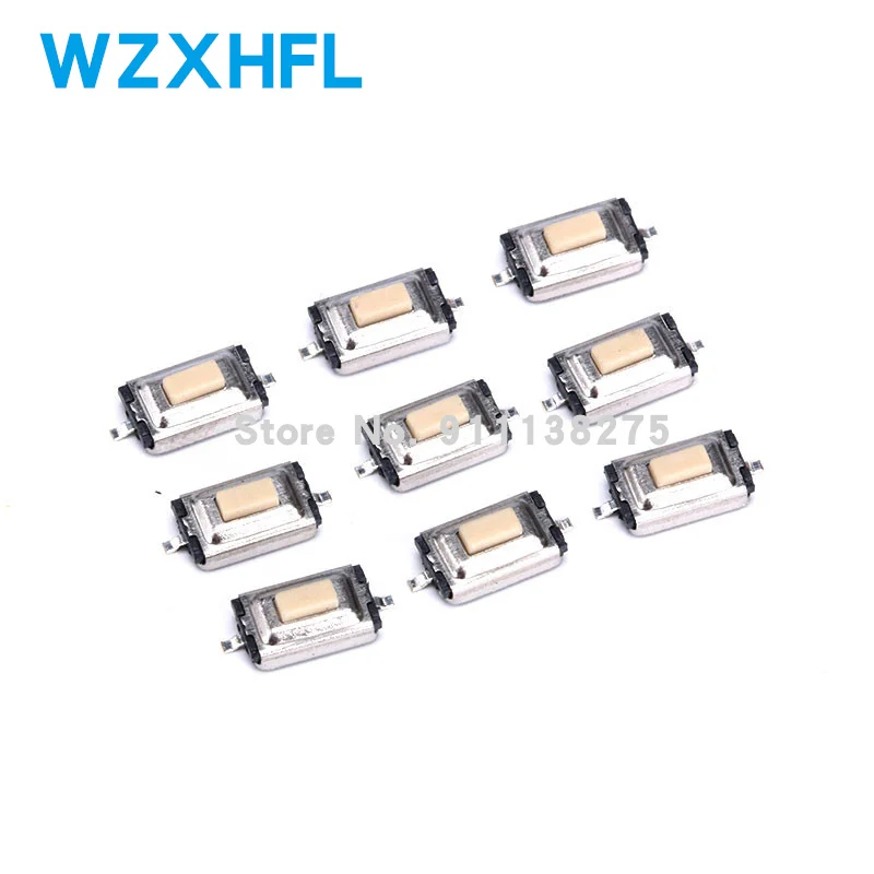 100PCS 3*6*2.5mm Microswitch 3x6x2.5mm SMD 2Pin Tactile Push Button Switch Tact Touch Micro switch White Red