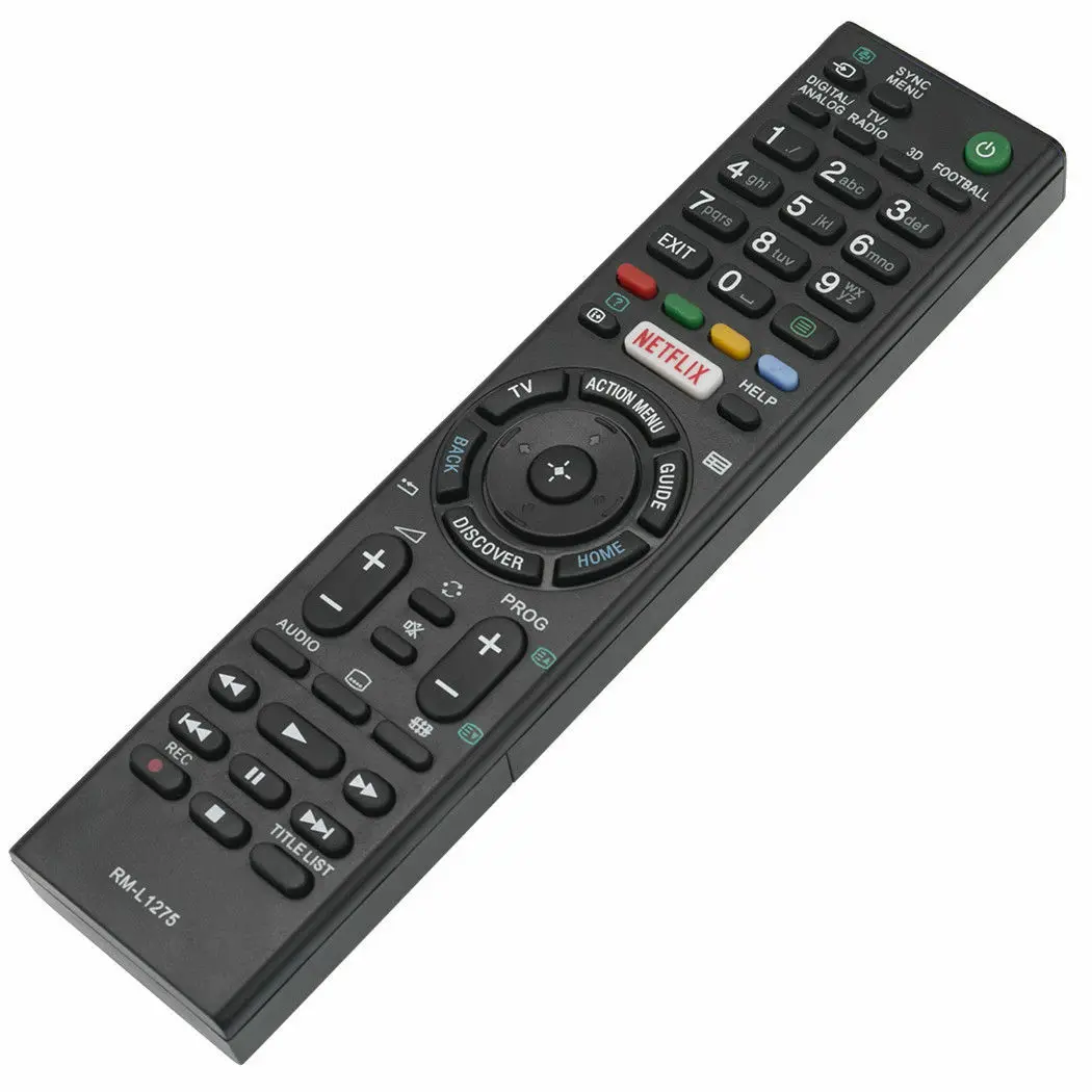 New Universal RM-L1275 Remote Control For Sony TV RMT-TX100D RMT-TX100E RMT-TX102D KDL-43W808C KDL-50W755C