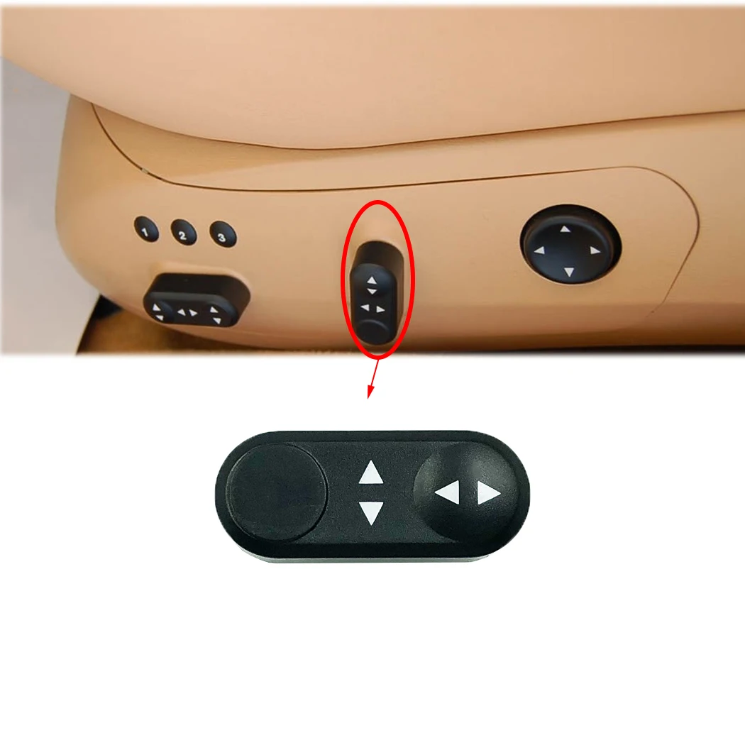 ESIRSUN Front Seat Cushion Adjust Button Fit For Maserati GranTurismo Grancabrio Quattroporte 4.2 4.7 , 980145095