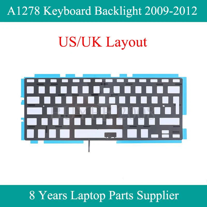 

A1278 US UK Keyboard Backlight 2009 2010 2011 2012 Year For Macbook Pro 13.3" A1278 Keyboard Backlit Replacement Tested Ok