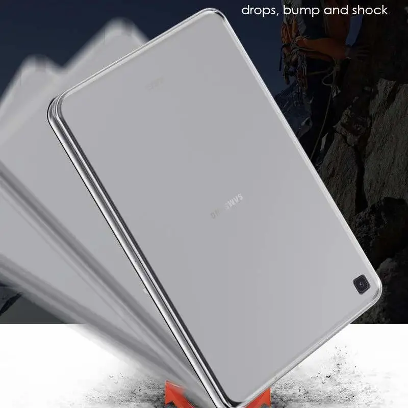 Tansparent Soft TPU สำหรับ Samsung Galaxy Tab A 10.1 2019 T510 T515 360ป้องกัน Cover Tab A 10.1 2019 SM-T510 SM-T515