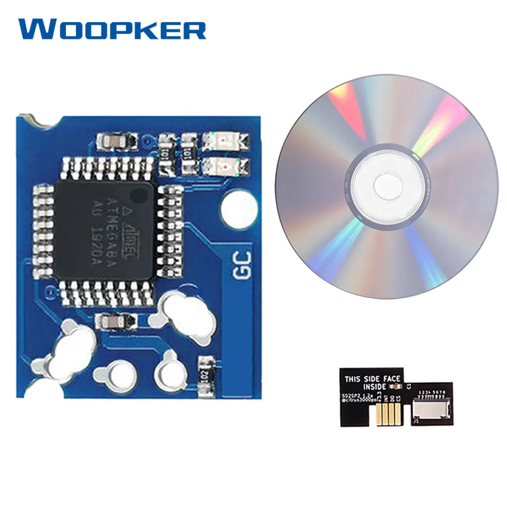 SD2SP2 Adapter SD Card Reader Replacement mit Boot Disc Mini DVD 1.2a for Nintendo Gamecube NGC NTSC