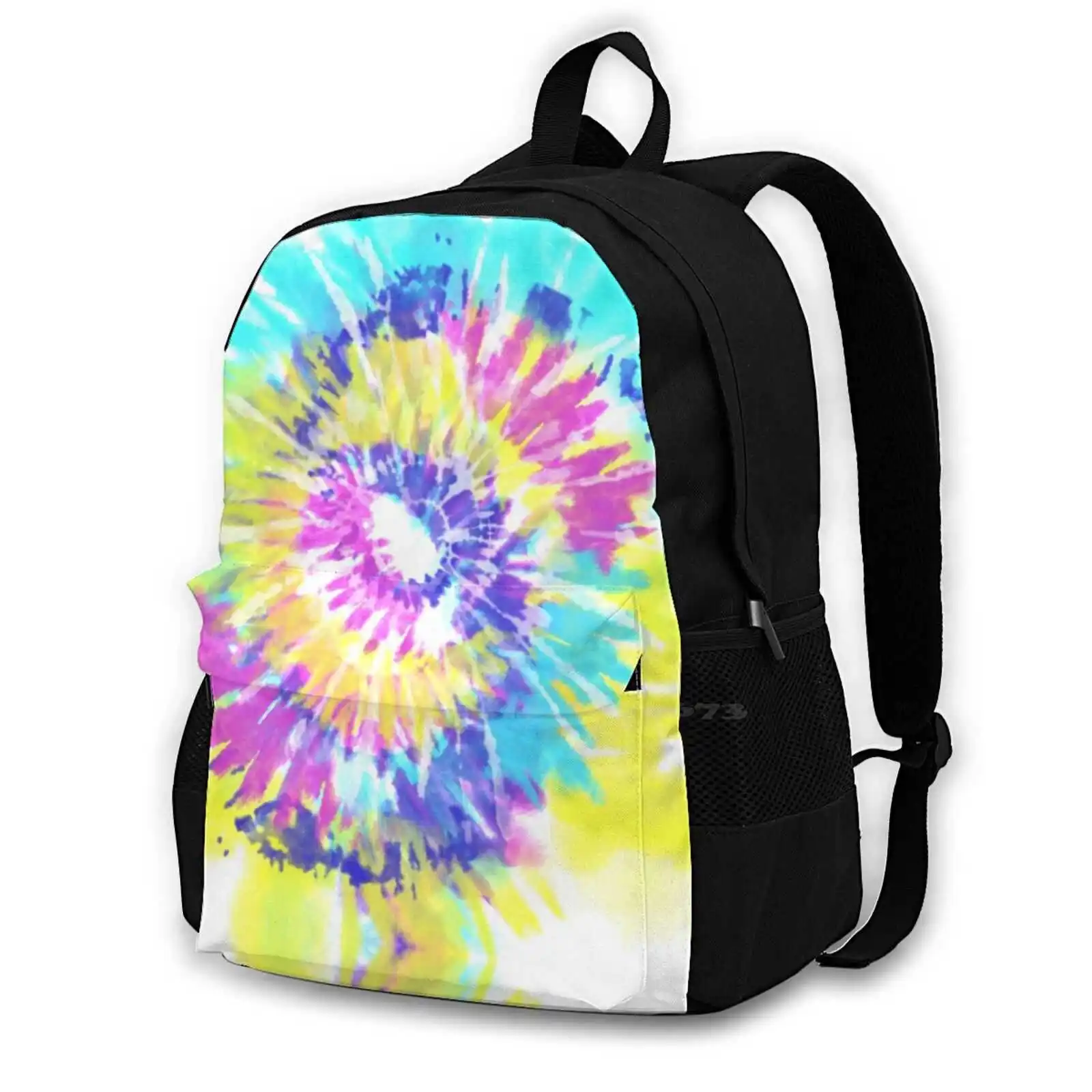 Azaléa-Mochila Inspirada em Tie Dye, Itens Fashionable, Viagem, Laptop, Escola, Bolsa, Iggy, Música, Floral, Vintage, Fantasia