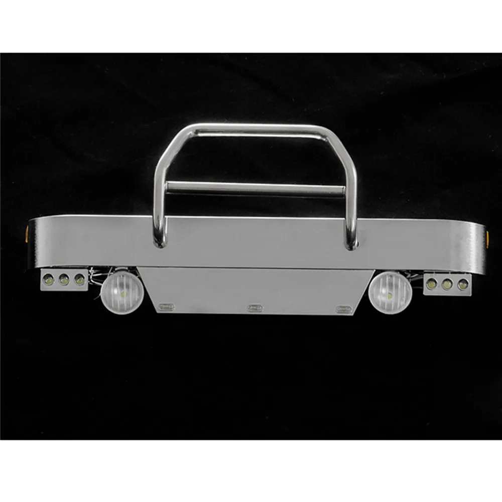 المصد الأمامي مع الضوء ل 1/14 TAMIYA الملك النقل الشاحنات RC شاحنة جرار RC لتقوم بها بنفسك نموذج قطع غيار السيارات