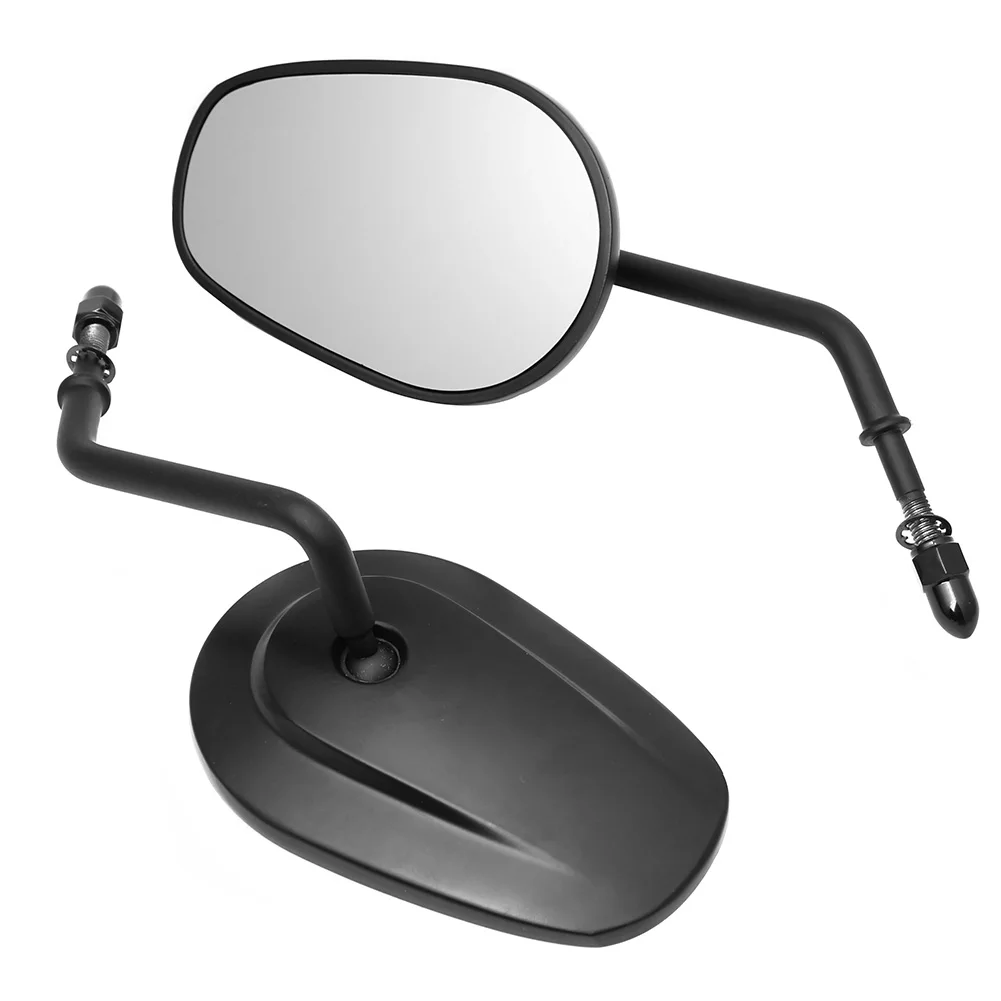 ハーレーツーリングロードキングディナソフテイルフラッククラシックスポーツスターxl 1200 883用モーターサイクルバックミラー
