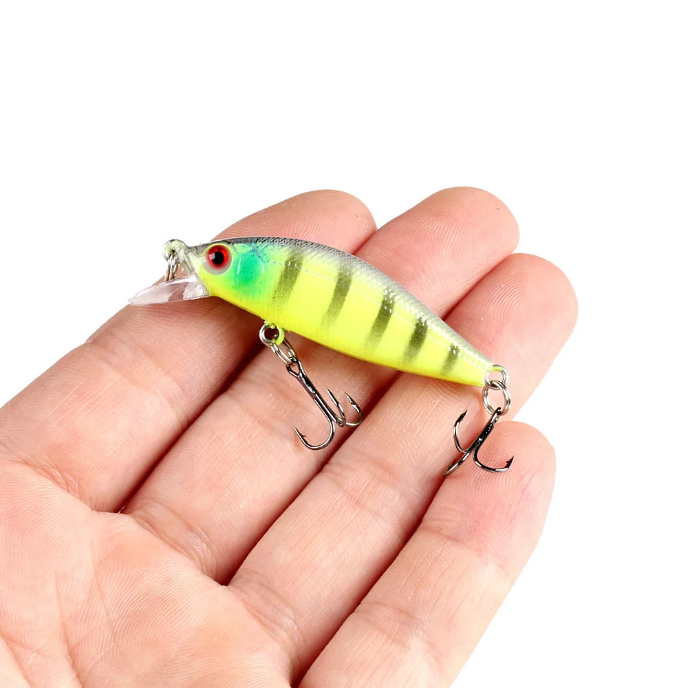 1pcs Japan Pesca Hard Fishing Lure 55mm 3g Sinking Minnow Wobbler Peche Artificial Crank Bait Bass Perch Pike Salmon Trout