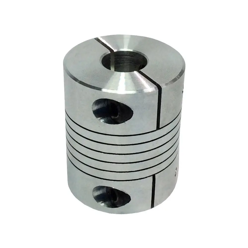 Acoplador de eje de acoplamiento Flexible CNC, acoplador Flexible para motores de aleación de aluminio, diámetro de 20MM/25MM, Conector de eje de motor