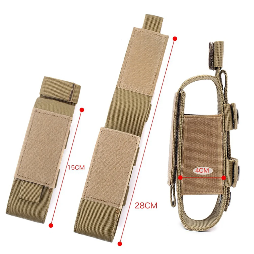 Molle Tactical Trauma Shear Pouch EDC Flashlight Bag Tourniquet Pouch for Hunting Shooting Accessories