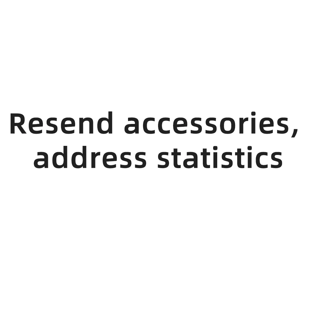 Contact Customer Service Before Placing The Order Or We Will Not Ship Resend accessories, address statistics