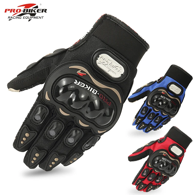 Rękawice motocyklowe z ekranem dotykowym rękawice rajdowe z pełnym palcem Outdoor Sport Protection Riding Cross motor terenowy rękawice rowerowe