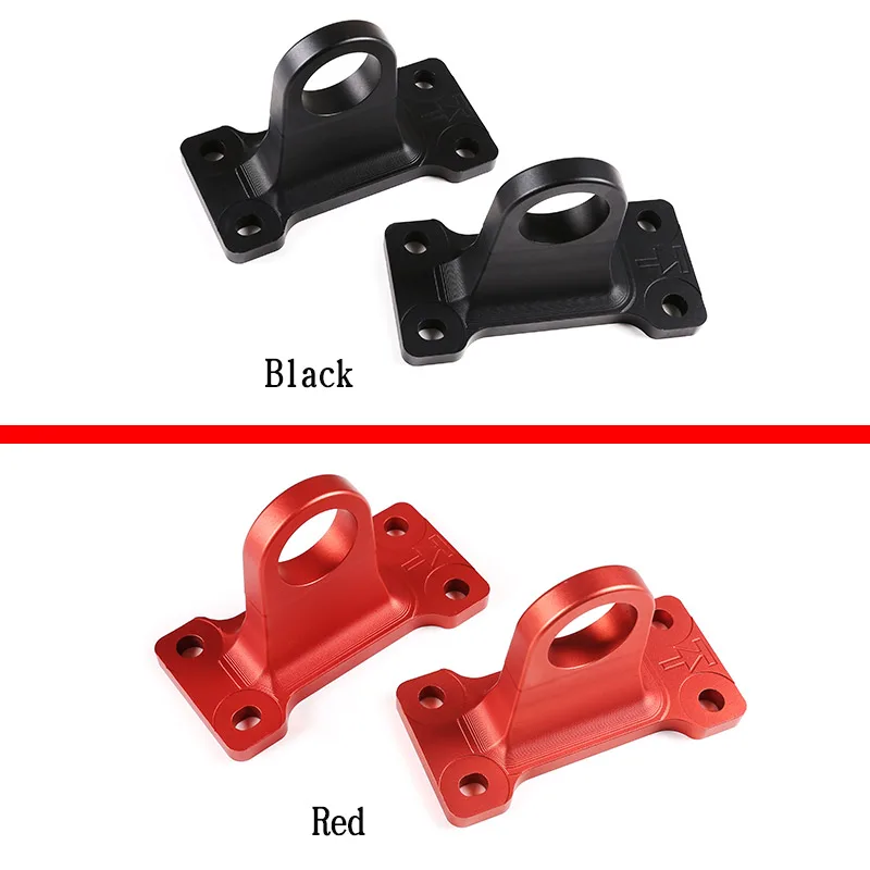 Aluminum alloy Black Car Tow Hook Bumper Tow Hook D-Rings rear trailer hook For Land Rover Defender 90 110 20-22 Car Accessories