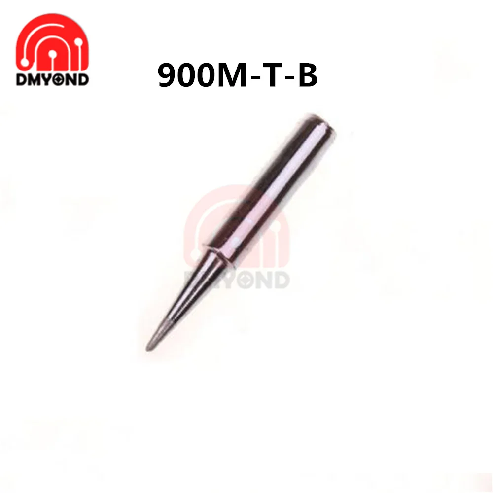 10pcs Soldering Iron Tip 900M T Diamagnetic Copper Lead-free Solder Tip 0.8D/0.5C/1C/LB/B/I/K Soldering Station