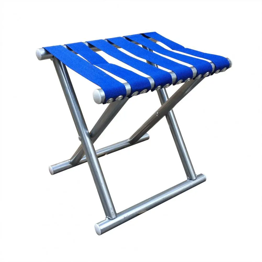 Fishing Folding Chair Portable Round Tube Folding Chair Outdoor Fishing Rest Stool for Camping Fishing Chairs