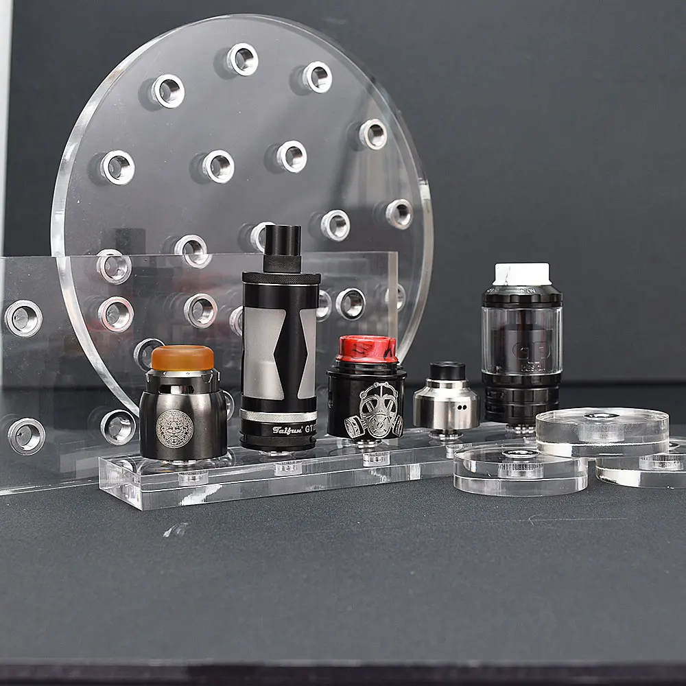510 RDA Tank Base Acrylic Atomizer Stand Holder for nisshoku rda Vaporizer Atomizer Vape Users DIY RTA RDA  RDTA Tank Stander