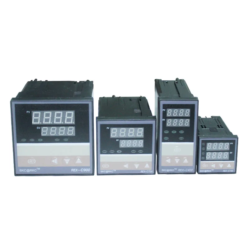 Dual PID Thermostat Regulator SSR Output Digital PID Temperature Controller REX-C100 0-400C with Thermocouple K SSR 40A SSR-40A