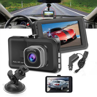 3 Inch 1080P Full HD Car DVR Registrator Night Vision Cyclic Recording LCD Auto Truck Vehicle Dash Camera Video Recorder Dashcam