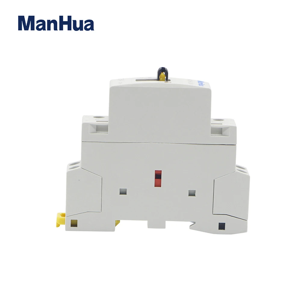 ManHua MCH8-25M 2P 25A 220V/230V 50/60HZ Din rail Household ac Modular contactor with Manual Control Switch