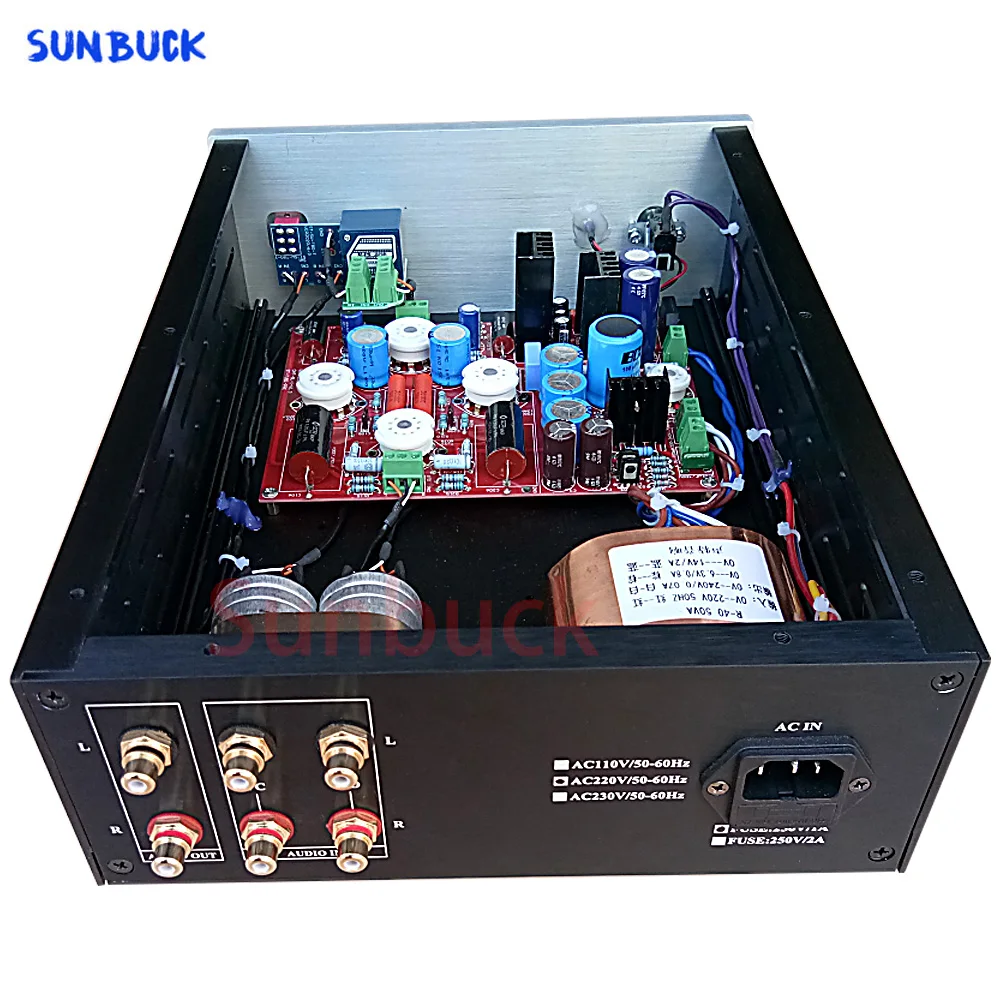 Sunbuck Mô Phỏng Mỹ Elvis Truyền Thuyết CAT-SL1 Ống Preamp 6dj8 6X4 12AU7 12AX7 Ống Tiền Khuếch Đại Hifi Khuếch Đại Công Suất âm Thanh