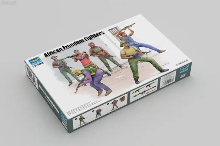 Trumpeter 00438 1/35 Scale African Freedom Fighters Model Kit