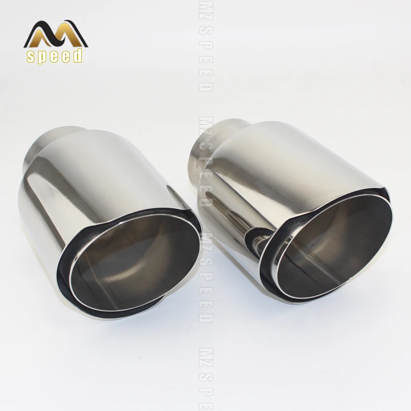 1 piece car accessories Newest Style stainless steel universal exhaust system end pipe+car exhaust tip