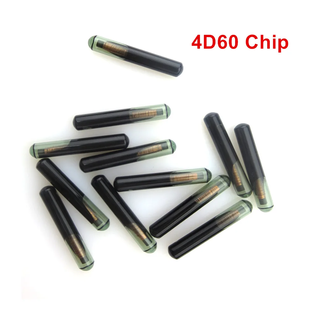 

Car Key Chip Blank 4D60 Glassy Transponder Key Chip For Ford Connect Fiesta Focus Ka Mondeo ID 4D 60 Auto Chip