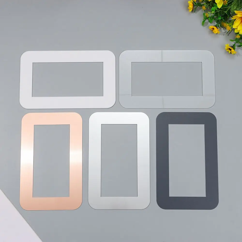 1Pcs Simple Switch Protective Cover Anti-Dirty Buckle Type Non-Adhesive Dustproof Outlet Wall Sticker for Home Decoration