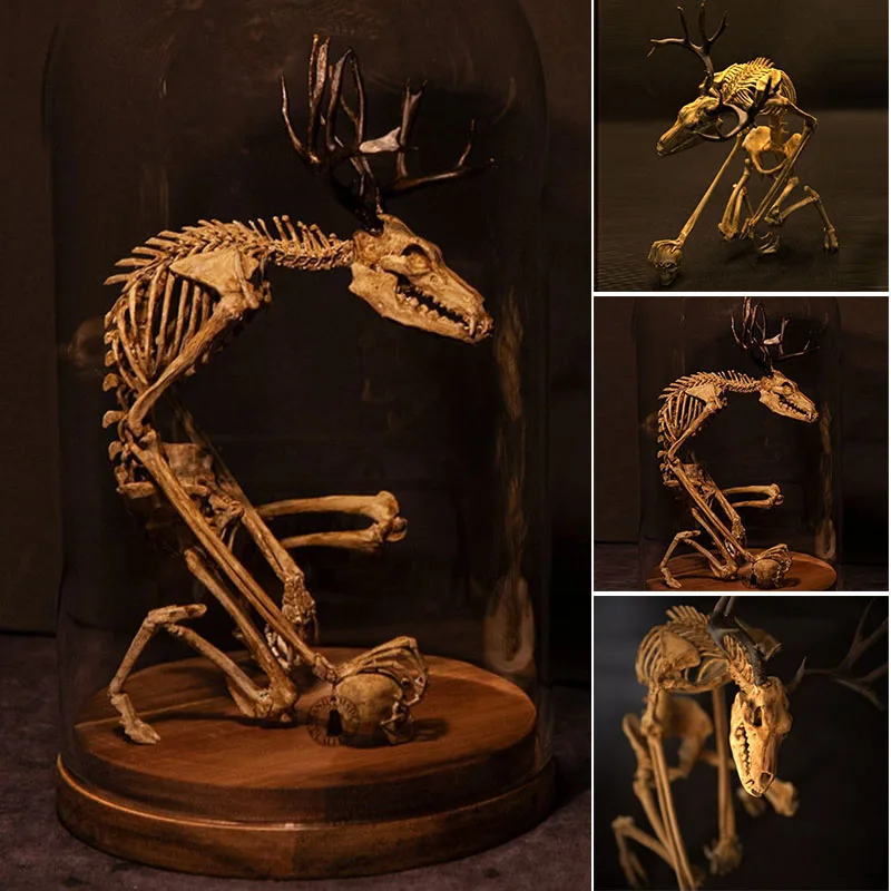 Wendigo Skeleton Curiosity Cabinet Resin Desktop Ornament Home Office room decor Decoration totoro Figurine