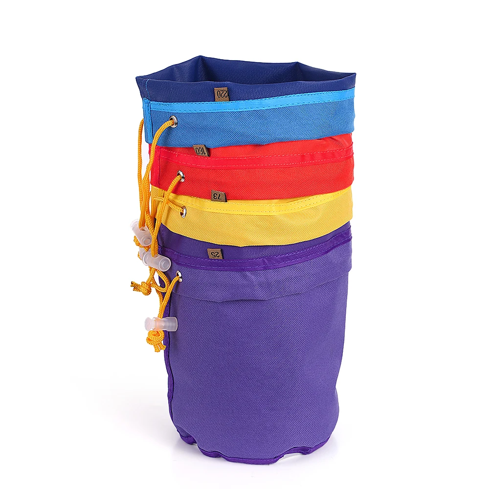 4pcs/set Herbal Ice Essence Extractor Kit Set Gallon Mesh Bag Bubble Bag Drawstring Extraction Bags with Pressing Screen