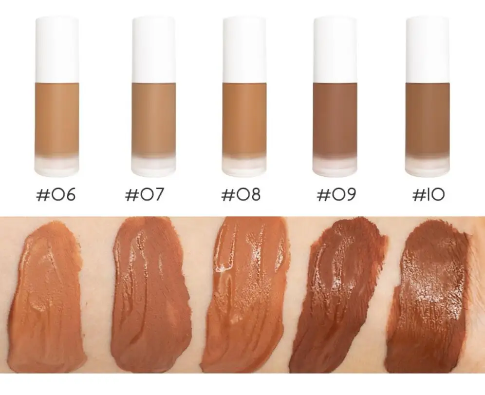 

New Makeup Organic Full Coverage Waterproof Natural Concealer Private Label Liquid Foundation Wholesale Cosmetics No Logo