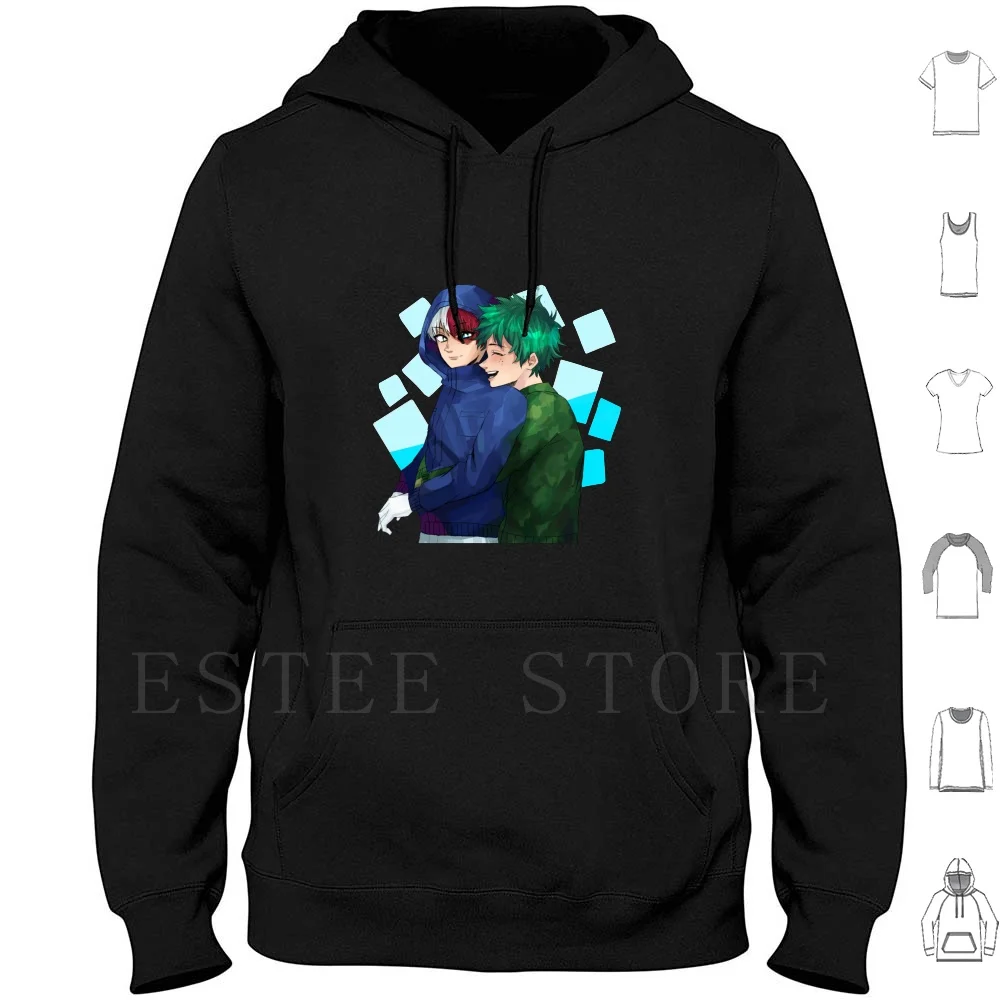 Tododeku Hoodies Todoroki Shouto Shouto Todoroki Todoroki Bnha Mha Boku No Hero Academia Fanart Anime Bnha Fanart