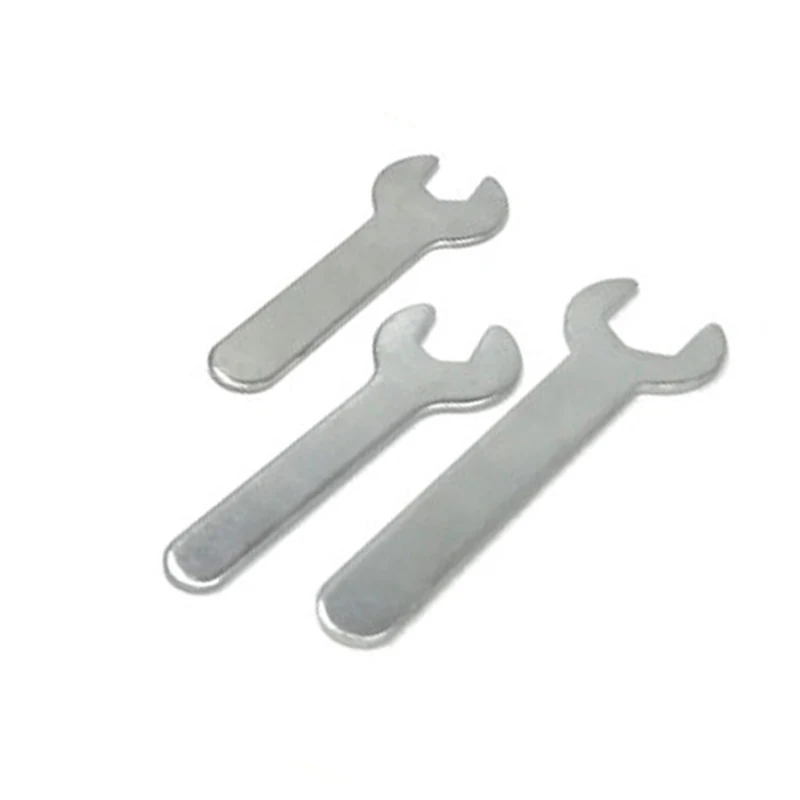 Chave de extremidade aberta de cabeça única, abertura de 4-22mm, chave pequena ultrafina de extremidade única para suporte de banheiro, 1 peça