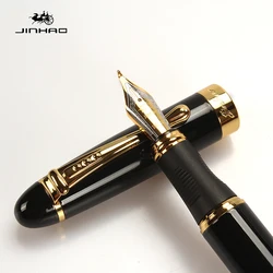 High Quality JINHAO X450 GOLDEN METAL Fountain Pen Milky white Stationery Office School Supplies