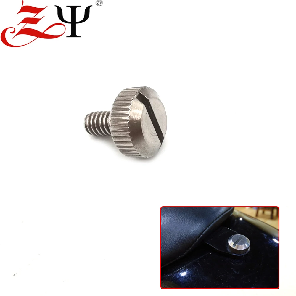 For Harley Sportster Softail Street 750 Road Ultra Glide Dyna Touring Stainless Seat Bolt Screw