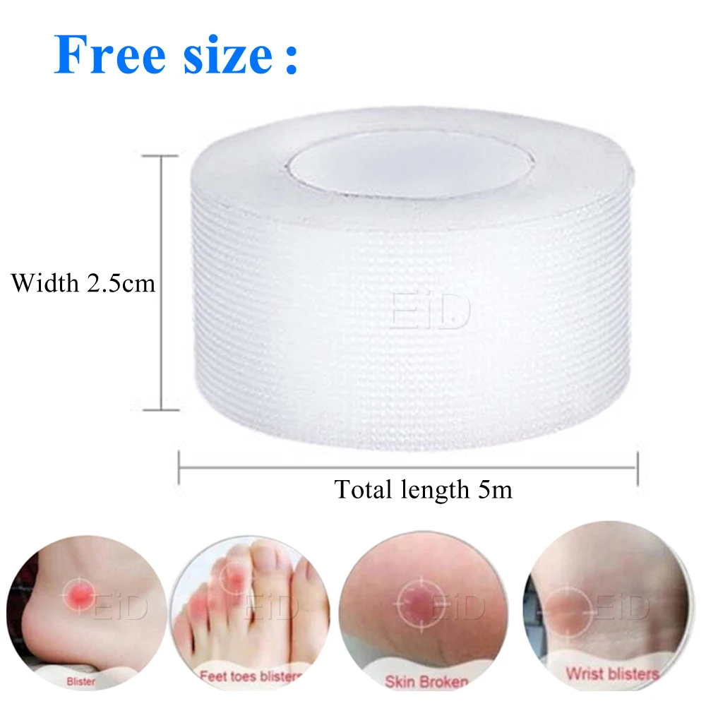 EiD Foot Waterproof Foot pain relief Heel Sticker Bandage Rubber Tape Wear-resistant High-heeled Shoes Patch Foot Pad Unisex