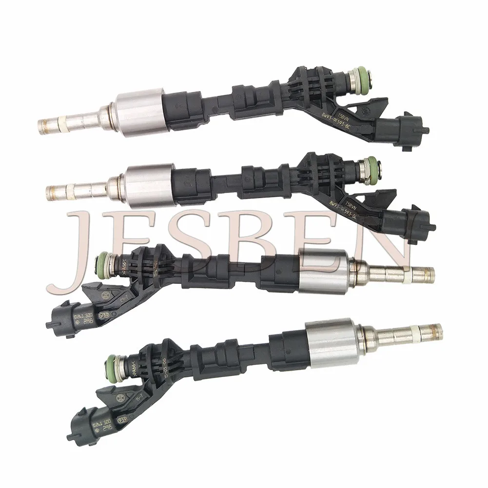 4PCS/Lot CJ5G-9F593-AA FUEL INJECTORS fit for Ford FIESTA Grand MONDEO KUGA C-MAX FOCUS S-MAX ESCAPE GALAXY 1.6 EcoBoost 10-18