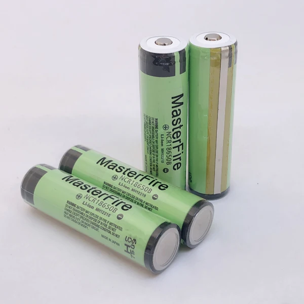 MasterFire 10pcs/lot Original Protected 18650 NCR18650B 3400mAh Battery Rechargeable Lithium Laptop Batteries Cell for Panasonic