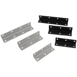5Pcs Stainless Steel Angle Code 90 Degree Right Fixer Angle Sheet L-Shaped Bracket Triangular Iron Laminate Furniture Connector