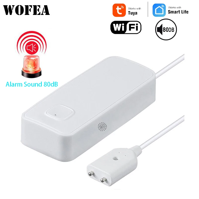 Protege tu hogar con el sensor de fugas de agua WiFi Wofea una solución inteligente y eficaz para