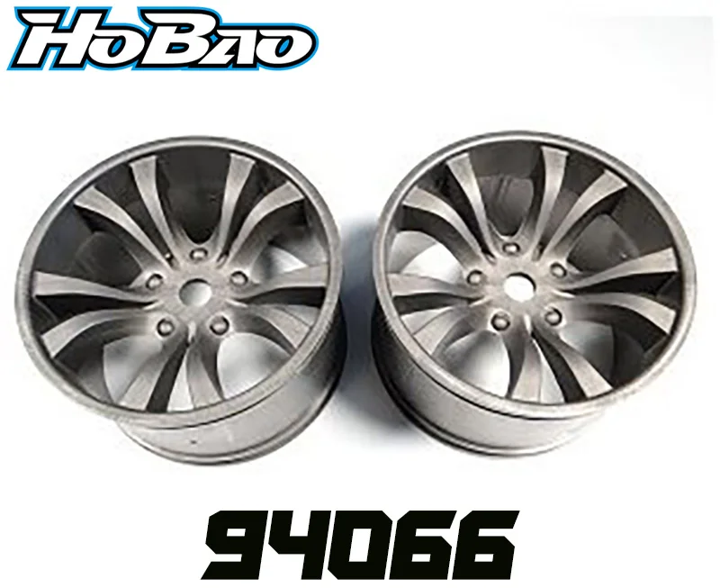 OFNA/HOBAO RACING 94066 MT WHEEL - GREY, 2PCS FOR 1/8 HYPER MT/MT PLUS HSP FS KM AE MONSTER TRUCK