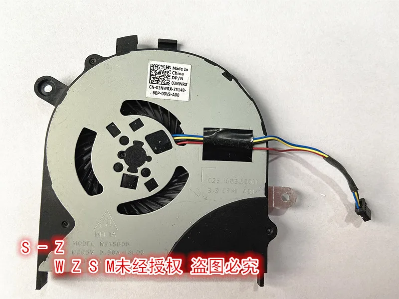 New Original CPU Cooling Fan for Dell Inspiron 13-7347 13 7347 7348 7352 7000 15 7558 7568 Cooler fan 0DW2RJ KSB0705HBA11 03NWRX