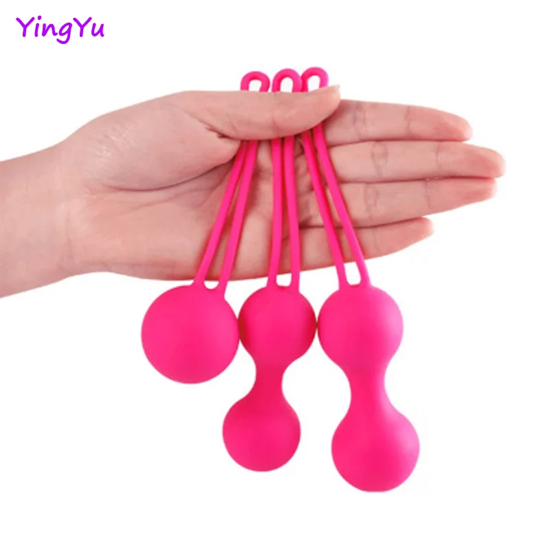 Safe Silicone Smart Ball Vibrator Kegel Ball Ben Wa Ball Vagina Tighten Exercise Machine Sex Toy for Women Vaginal Geisha Ball