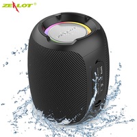 ZEALOT-S53 Portable Bluetooth Speaker 10 hours 10w super loud sound bluetooth speaker IPX6 waterproof for phone TF card USB