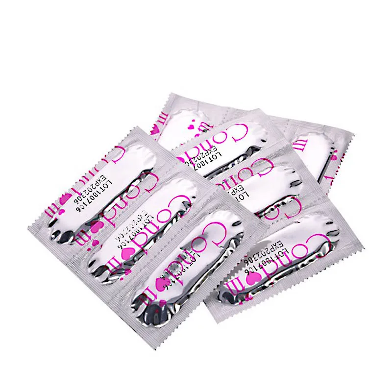 3PCS/lot Natural Latex Condoms Large Oil Penis Smooth Lubricated Extender Condom for Men Safer Contraception Sex Toys AC